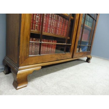 Englische original viktorianische Vitrine Mahagoni antik ca 1880