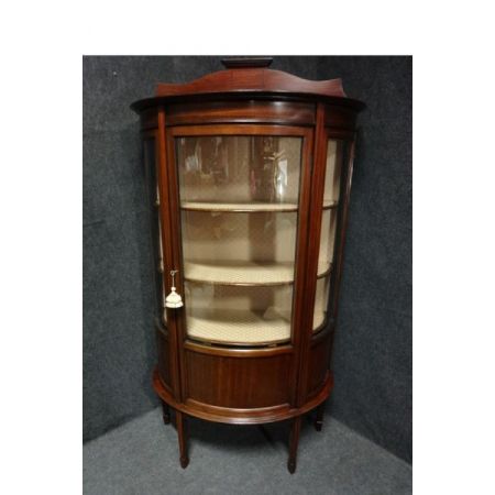 Antike englische Mahagoni Vitrine ca 1910