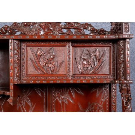 Japanischer Antiker Meiji Schrank ca 1900