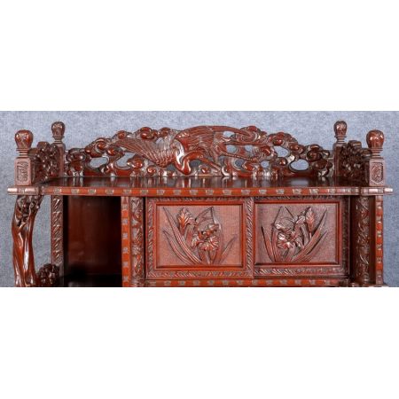 Japanischer Antiker Meiji Schrank ca 1900