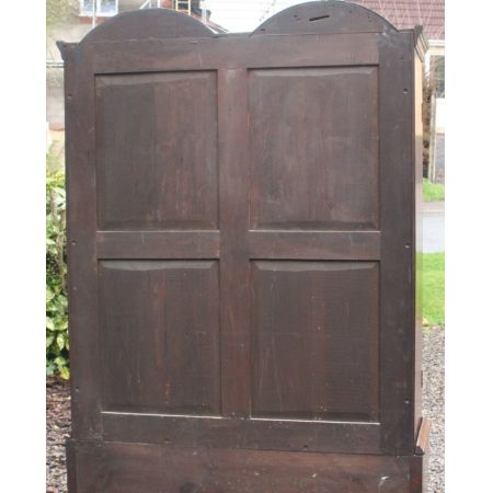 Original englische georgianische Nussbaum Vitrine antik ca 1910.