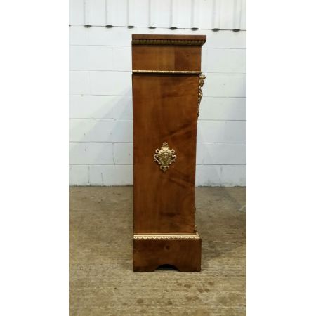 Viktorianische Englische Antike Nussbaum Vitrine 1860