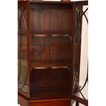 Antike englische Mahagoni Vitrine ca 1890