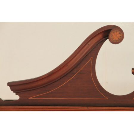 Original englische edwardianische Mahagoni Vitrine antik ca 1890