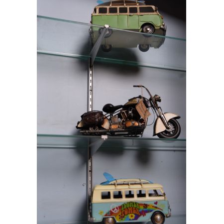 Antike englische Art Deco Vitrine Eiche ca 1920