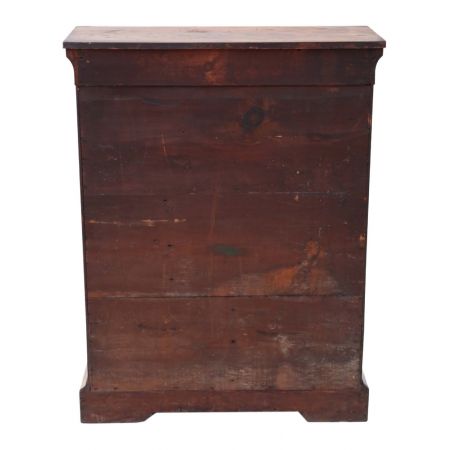 Original englische Nussbaum Vitrine antik 1880