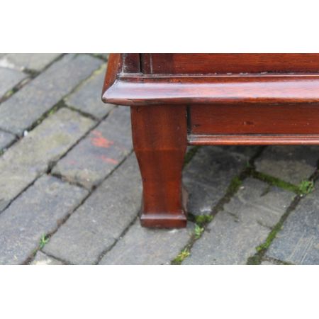 Antike Englische Mahagoni Vitrine ca 1850