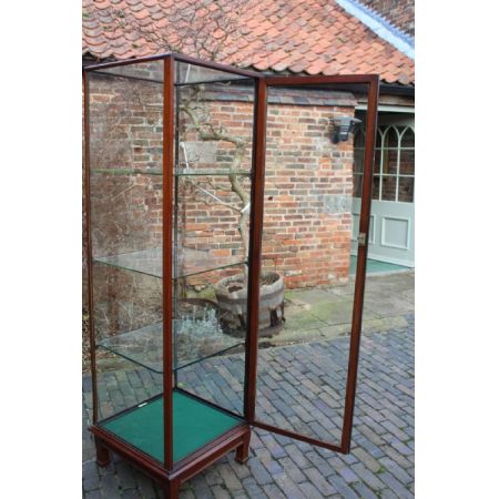 Antike Englische Mahagoni Vitrine ca 1850