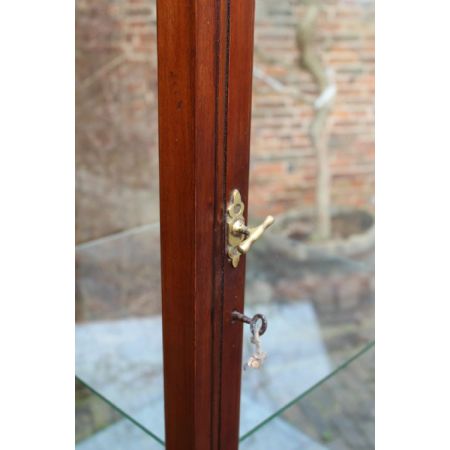 Antike Englische Mahagoni Vitrine ca 1850