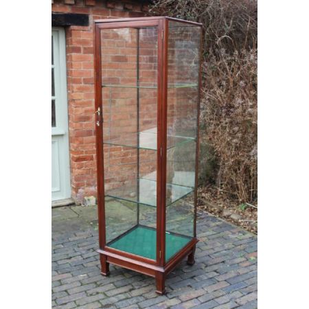 Antike Englische Mahagoni Vitrine ca 1850