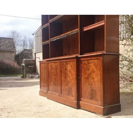 Englisches Antikes Mahagoni Bücherregal ca 1820