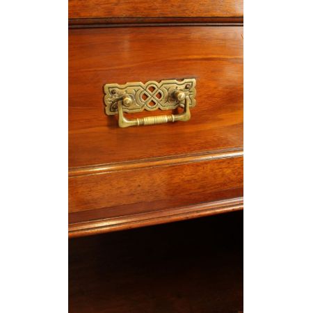 Original englisches viktorianisches Nussbaum Bureau Bookcase antik ca 1850