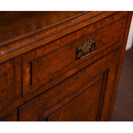 Edwardianischer Englischer Antiker Bücherschrank Eiche ca 1890