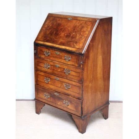 Antiker Nussbaum Sekretär englisch ca 1900