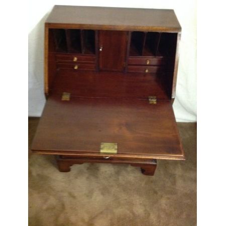 Viktorianischer antiker Mahagoni Sekretär englisch ca 1880