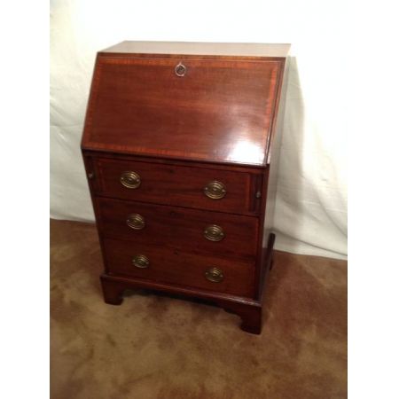 Viktorianischer antiker Mahagoni Sekretär englisch ca 1880