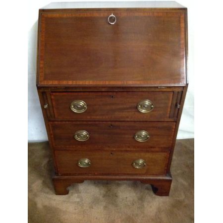 Viktorianischer antiker Mahagoni Sekretär englisch ca 1880