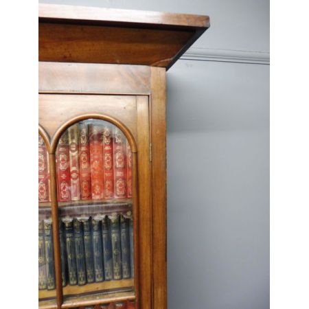 Antikes Englisches Mahagoni verglastes Bücherregal ca. 19. JH.