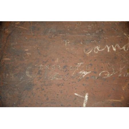 Antiker Campaign Desk Mahagoni Schreibtisch Militär englisch 1850