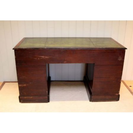 Antiker Massivholz Mahagoni Schreibtisch englisch ca 1900