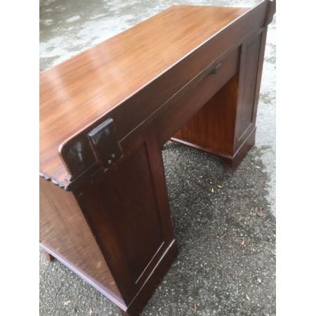 Edwardianischer Mahagoni Massivholz Schreibtisch antik ca 1890