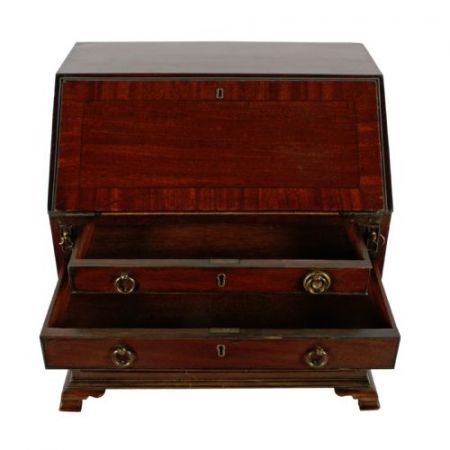 Georgianischer antiker Mahagoni Sekretär Massivholz englisch ca 1800