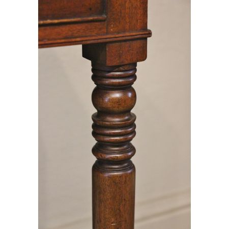 Antiker englischer Schreibtisch Massivholz Mahagoni 19. Jh