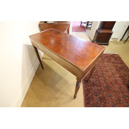 Antiker englischer Schreibtisch Massivholz Mahagoni 19. Jh