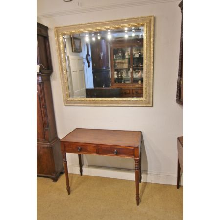 Antiker englischer Schreibtisch Massivholz Mahagoni 19. Jh