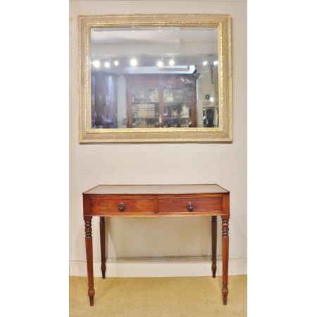 Antiker englischer Schreibtisch Massivholz Mahagoni 19. Jh