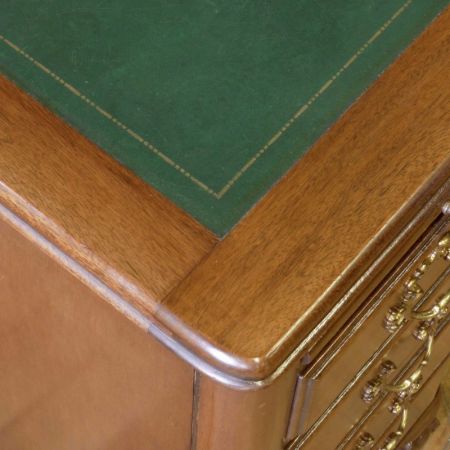 Englischer Mahagoni Massivholz Schreibtisch original antik ca 1920