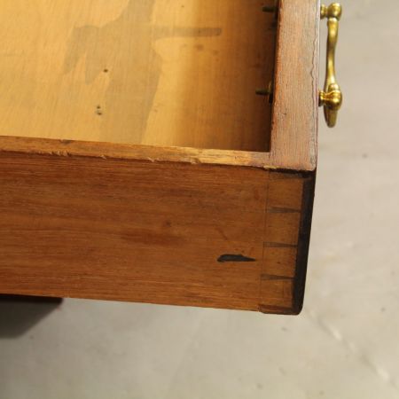 Viktorianischer Mahagoni Schreibtisch Massivholz antik ca 1850