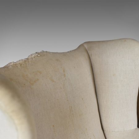 Englisches Viktorianisches Antikes Paar Sessel ca. 1890