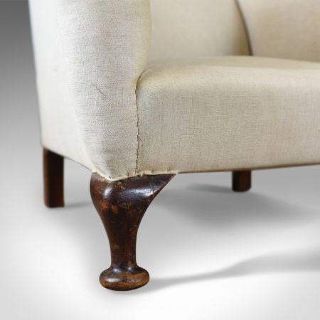 Englisches Viktorianisches Antikes Paar Sessel ca. 1890