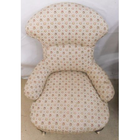 Antike Viktorianische Englische gepolsterte Stühle ca. 1860