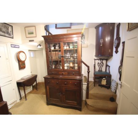 Walisischer Antiker Eichen Schrank ca. 19. JH.