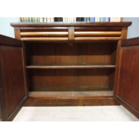 Englischer Antiker Viktorianischer Mahagoni Bücherschrank ca. 1880