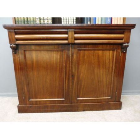 Englischer Antiker Viktorianischer Mahagoni Bücherschrank ca. 1880