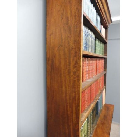 Englischer Antiker Viktorianischer Mahagoni Bücherschrank ca. 1880