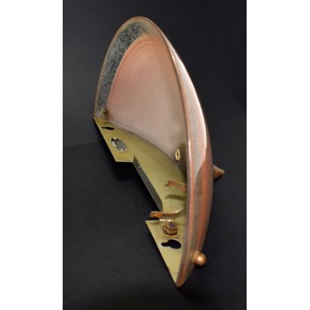 Englisches Antikes Paar Art Deco Glas Wandleuchten ca. 1930