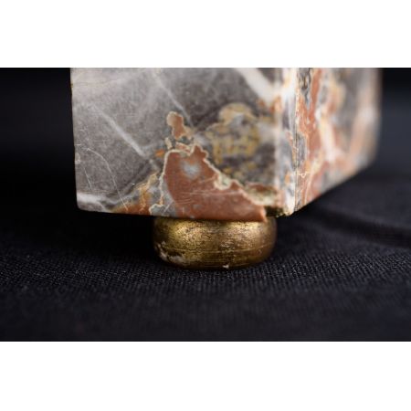 Art Deco Antike Englische dreiteilige Ormolu Elefanten Uhr ca. 1920