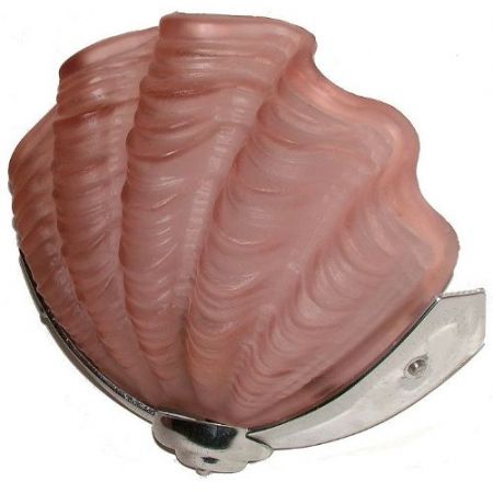 Englische antike Art Deco Wandlampen Muscheln 1930