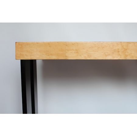 Antiker englischer Art Deco Beistelltisch Ahorn ca 1930