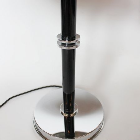 Antike Art Deco Tischlampen Chrom Bakelit englisch ca 1930