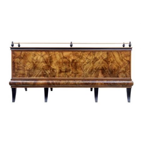 Schwedischer Art Deco Schreibtisch Palisander antik ca 1930