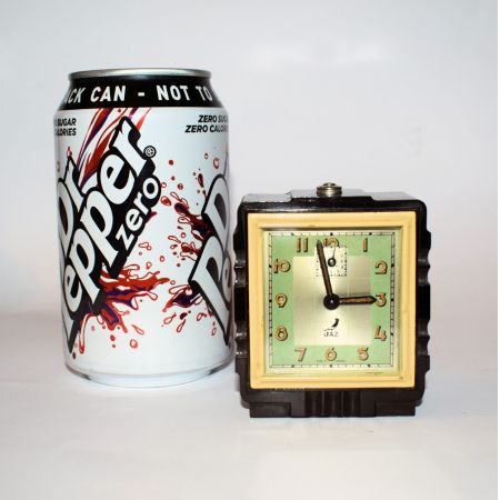 Antike Art Deco Tischuhr Bakelit Wecker französisch ca 1930