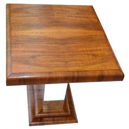 Antiker Art Deco Beistelltisch Sofatisch Nussbaum englisch ca 1930