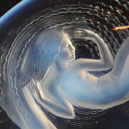 Antike Art Deco Glasschale Lalique französisch ca 1930