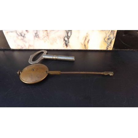 Antike Art Deco Kaminuhr Marmor englisch ca 1920
