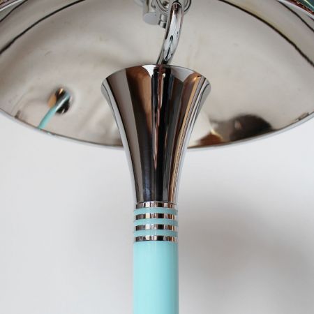 Antike Art Deco Tischlampen Chrom ca 1930
